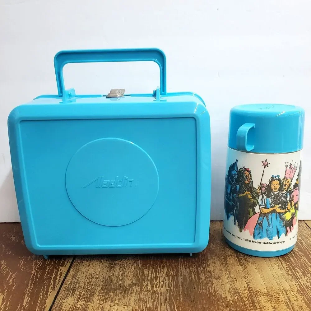 Vintage 1989 Wizard of Oz 50th Anniversary Aladdin Lunch Box lunchbox & Thermos